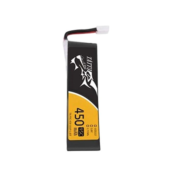 Wholesale Tattu 450mAh 3.8V HV 95C 1S1P Battery Pack With JST-PHR Plug for Tiny - Long Pack Small Drone MINI Drone
